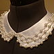 Collar detachable white Pearl one size. Collars. ERIO SHOP. Online shopping on My Livemaster.  Фото №2