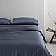Tencel bed linen, blue ash,individual tailoring. Bedding sets. Постельное. Felicia Home. Качество + Эстетика. Online shopping on My Livemaster.  Фото №2