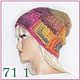 Заказать Шапки "AZTECA № 71-1, № 75" из испанской полушерсти. Ирина(shvilinka.knit). Ярмарка Мастеров. . Шапки Фото №3
