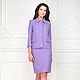 Lilac suit from Ladin

