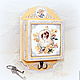 Key box with door 'Vintage lady'. Housekeeper. decoupage history. Online shopping on My Livemaster.  Фото №2