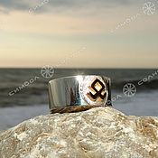 Русский стиль handmade. Livemaster - original item A ring with a Slavic symbol to choose from. Handmade.