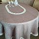 Tablecloth on an oval table polulen Perepev. Tablecloths. flax&lace. Online shopping on My Livemaster.  Фото №2