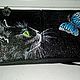 Women Bag Black cat. Classic Bag. LadyArt-Bags. Online shopping on My Livemaster.  Фото №2