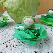 Куклы и игрушки handmade. Livemaster - original item Doll Cabbage talisman profit. Handmade.