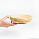Wooden plate made of fir 18 cm. T84. Plates. ART OF SIBERIA. Online shopping on My Livemaster.  Фото №2