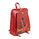 Order Women's flat leather backpack 'In Paris'. Pelle Volare. Livemaster. . Classic Bag Фото №3