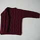 Sweaters & Jumpers:Cherry Irish Jumper. Sweaters and jumpers. 4 children-baby. My Livemaster. Фото №4