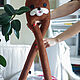 Order Big Long Legged Gondola Handmade Soft Toy. JouJouPlushies (joujoucraft). Livemaster. . Stuffed Toys Фото №3