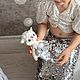  Кошечка - русалка игрушка ручной работы. Тедди Зверята. Мастерская игрушек ручной работы. Ярмарка Мастеров.  Фото №7