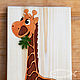 Jigsaw shape Sorter puzzle 'Giraffe Afrikanych'. terracotta. Play sets. Wooden toys from grandfather Andrew. Online shopping on My Livemaster.  Фото №2