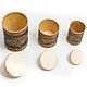 A set of birch bark containers from bark 'Cones'. For bulk products. Jars. SiberianBirchBark. Online shopping on My Livemaster.  Фото №2