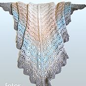 Аксессуары handmade. Livemaster - original item Shawls: Crochet shawl 