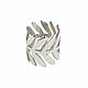 Silver leaf ring, ring leaves around your finger. Rings. Irina Moro. My Livemaster. Фото №5