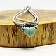 Order Mint Heart pendant made of two halves. Selberiya shop. Livemaster. . Pendants Фото №3