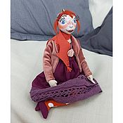 Интерьерная кукла: Мягкие игрушки: Мишка текстильный