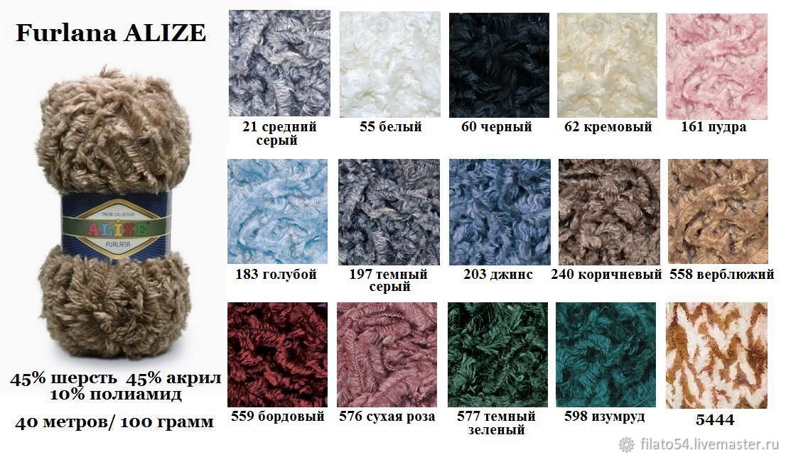 Пряжа для вязания ализе фурлана 248