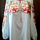 Women's embroidered blouse 'Temptation' LR3-286, Blouses, Temryuk,  Фото №1