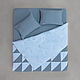 Лоскутное одеяло "Синие горы". Одеяла. parapete. Интернет-магазин Ярмарка Мастеров.  Фото №2