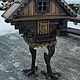 Избушка на курьих ножках. Фигуры садовые. В ГОСТЯХ У СКАЗКИ. Ярмарка Мастеров.  Фото №5