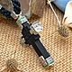Крест нательный с зелёными камнями. Крестик. MisMi jewelry. Ярмарка Мастеров.  Фото №8