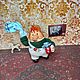 Ватная портретная игрушка "Карлсон с вареньем", Портретная кукла, Красная Гора,  Фото №1