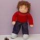 doll in the red sweater doll boy gift
