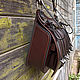 Order Hunting bag made of Buttero Alkantara leather, bag mod. VD. Labour. Livemaster. . Gifts for hunters and fishers Фото №3