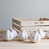 Для дома и интерьера ручной работы. Ярмарка Мастеров - ручная работа Ceramic garlic decorative. Handmade.