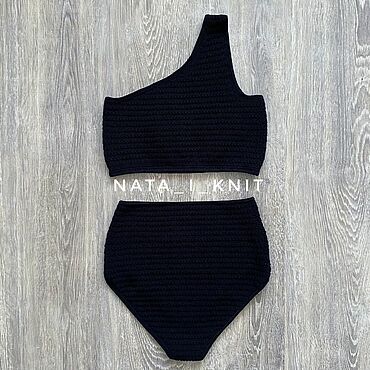 Вязаный купальник «Brach». nata_i_knit. Одежда женская ручной работы - Ярмарка Мастеров Одежда женская ручной работы. Ярмарка Мастеров - ручная работа Вязаный купальник «Brach». Handmade.
