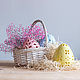 Керамическое яйцо (голубое), Пасхальные яйца, Вязники,  Фото №1