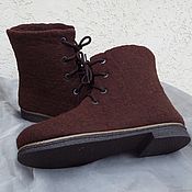 Обувь ручной работы handmade. Livemaster - original item Felted boots on the sole. Handmade.