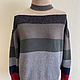 Свитер "Color block" с кашемиром. Свитеры. FAVORITE KNITWEAR (Наталья). Ярмарка Мастеров.  Фото №6