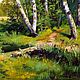 The birch grove.The classic story. The painting is custom, you can draw any time of the year. The picture is bright,Russian,spiritual -decorate Your home!