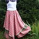 No. №216.5 Linen layered boho skirt. Skirts. Olga V. Kazarinova. My Livemaster. Фото №6