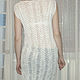 Knitted dress made of elastic yarn. Dresses. Veksha. Online shopping on My Livemaster.  Фото №2