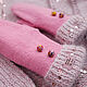  Варежки валяные Розовое пралине, Подарки на 14 февраля, Москва,  Фото №1