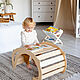  детская многофункциональная качалка 6 в 1. Мебель для детской. SkandiBober. Ярмарка Мастеров.  Фото №5