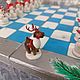 Заказать  Новогодние шахматы. Favourite-game. Ярмарка Мастеров. . Шахматы Фото №3