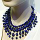 Necklace with lapis lazuli and pyrite, Necklace, Moscow,  Фото №1