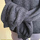 Джемпер "Черный лебедь", кидмохер на шелке. Джемперы. FAVORITE KNITWEAR (Наталья). Интернет-магазин Ярмарка Мастеров.  Фото №2