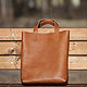 Order Women's leather bag shopper brown (leather bag). migotobags. Livemaster. . Classic Bag Фото №3