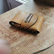 Сумки и аксессуары handmade. Livemaster - original item Cardholder, a mini wallet made of genuine leather. Handmade.