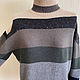 Свитер "Color block" с кашемиром. Свитеры. FAVORITE KNITWEAR (Наталья). Ярмарка Мастеров.  Фото №4