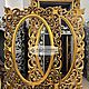 Зеркало в резной раме ручной работы 120х80 см. Зеркала. Balinese.market. Интернет-магазин Ярмарка Мастеров.  Фото №2