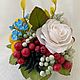 Композиция с цветами. Композиции. Флера Flowers. Ярмарка Мастеров.  Фото №4