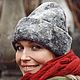 Заказать Валяная шапка "Мишка Тедди". МОДНЫЙ ВОЙЛОК ОЛЬГИ ШУЛЯК АКСЕСУАРЫ. Ярмарка Мастеров. . Шапки Фото №3