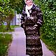 Hooded coat. ' Urban boho'. Coats. Lana Kmekich (lanakmekich). My Livemaster. Фото №6