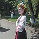 Embroidery 'Roses' (embroidered blouse). Shirts. MARUSYA-KUZBASS (Marusya-Kuzbass). Online shopping on My Livemaster.  Фото №2