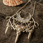 Украшения handmade. Livemaster - original item Lace Pendant (p-079). Handmade.